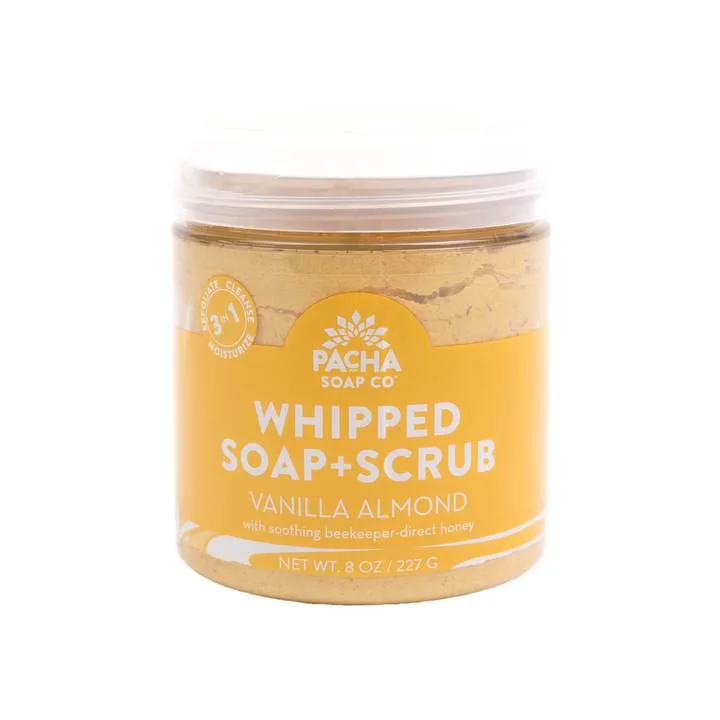 Co Whipped Soap + Scrub, Vanilla Almond