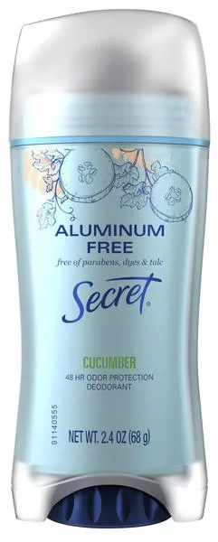 Aluminum 48 HR Odor Protection Deodorant, Cucumber (2020 formulation)