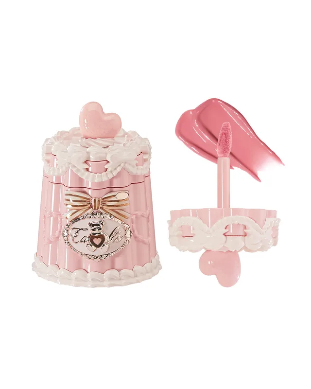 The Sweetie Bear Coating Lip Jelly, JE04 Ribbon Pink