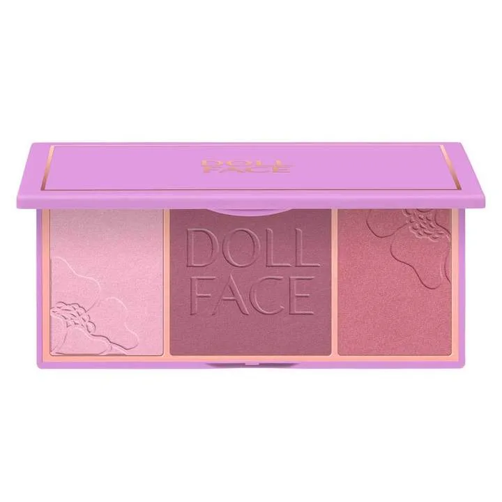 Retro Rouge Matte Powder Blush Trios, Sophia Pbt 02 (2020 formulation)