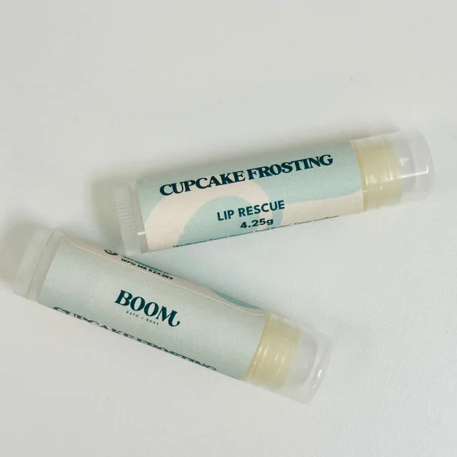 Boom Bath and Body Lip Balm, Cupcake Frosting