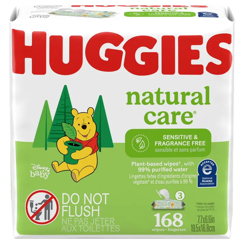 Natural Care Baby Wipes, Fragrance Free