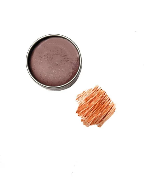 Natural Cake Mascara, Eyeliner, Brow Filler, Cream Eyeshadow, Auburn