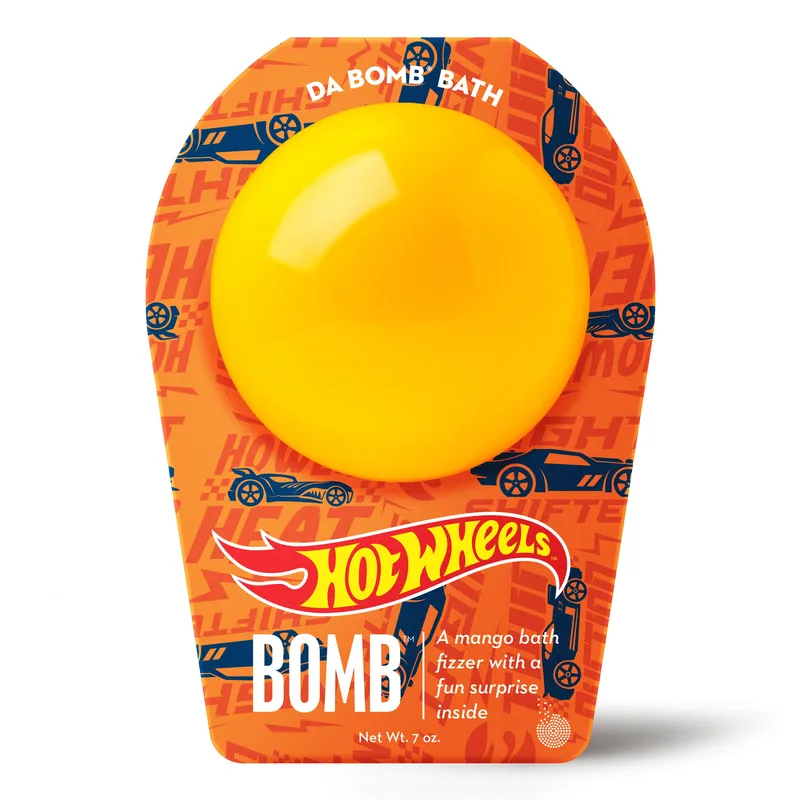 Bath Bomb, Hot Wheels, Mango, Yellow 2.0