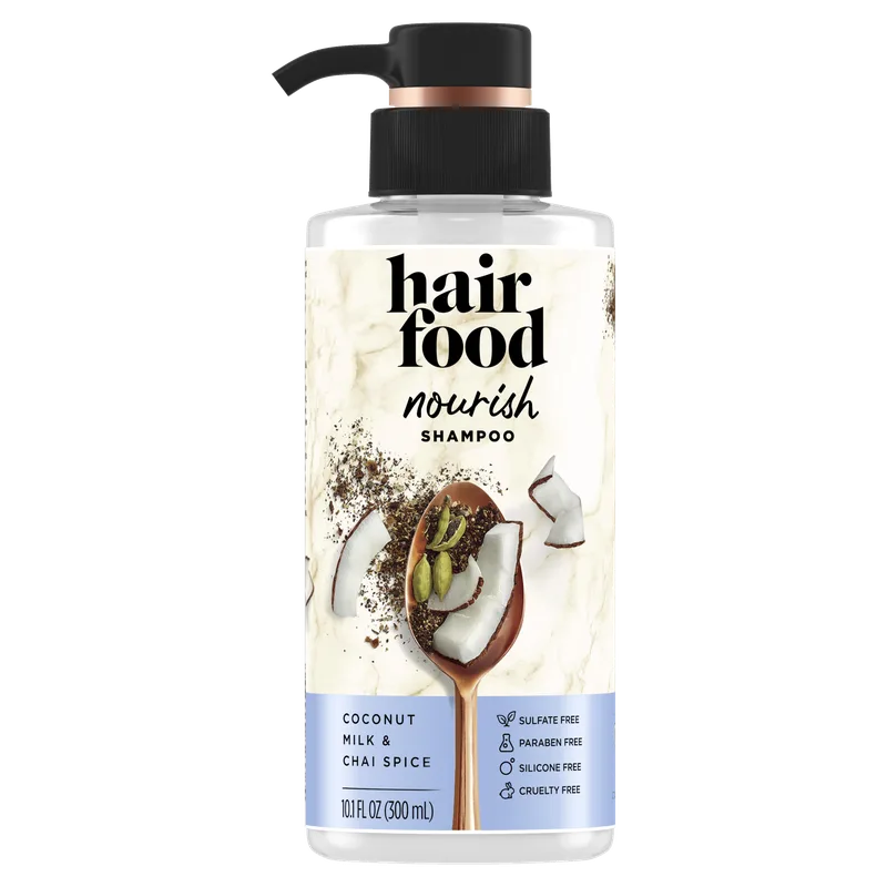 Coconut & Chai Spice Sulfate Free Shampoo, 10.1 fl oz, Dye Free Nourishment