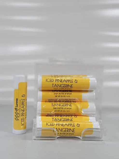 Shea Chapsticks, Tangerine & Pineapple