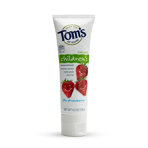 Fluoride Toothpaste, Silly Strawberry (2020 formulation)