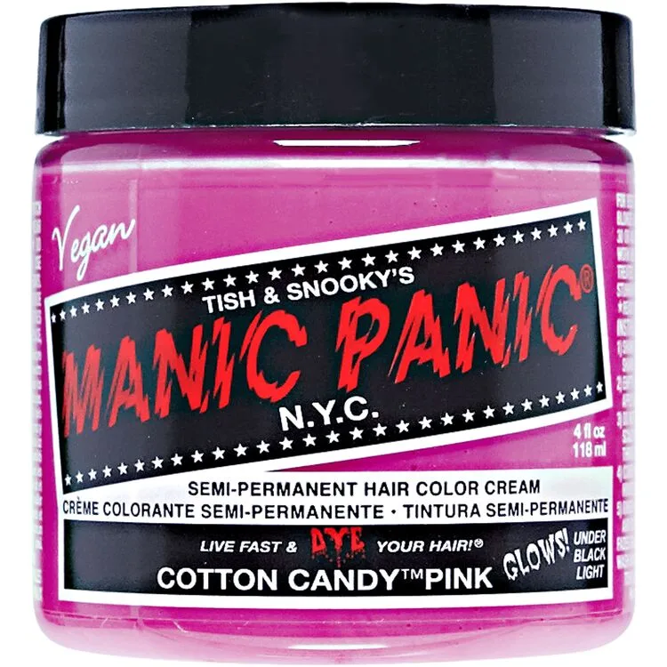 Semi Permanent Cream Hair Color, Cotton Candy Pink (2020 formulation)