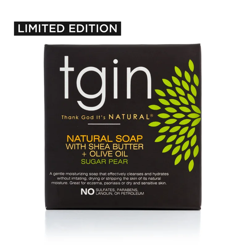 Natural Soap with Shea Butter + Olive Oil, Sugar Pear