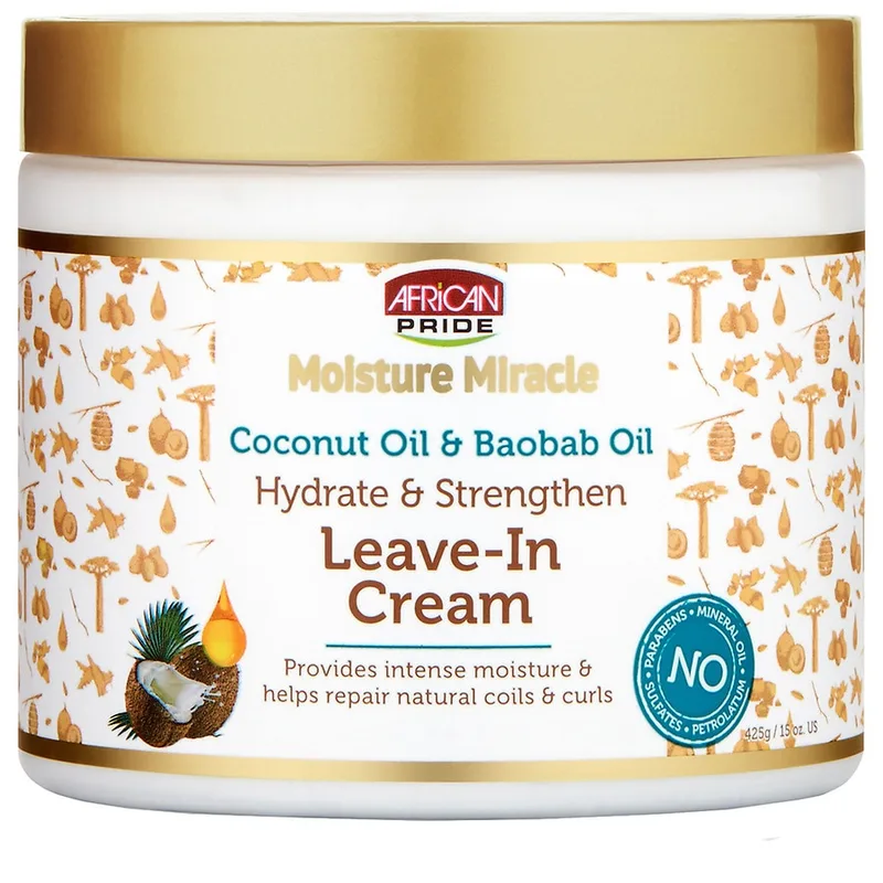 Moisture Miracle Coconut Oil & Baobab Oil Leave in Cream