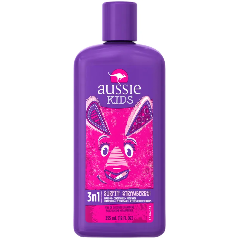 Kids 2N1 Shampoo & Conditioner, Surfin' Strawberry (2019 formulation)