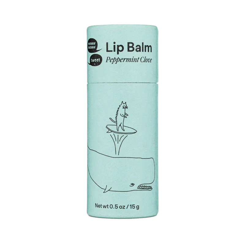 Vegan Lip Balm, Peppermint Clove
