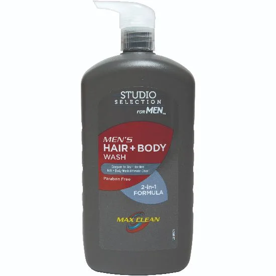 Dg Body Men's Hair + Body Wash 2 in 1 Formula Max Clean (2019 formulation)
