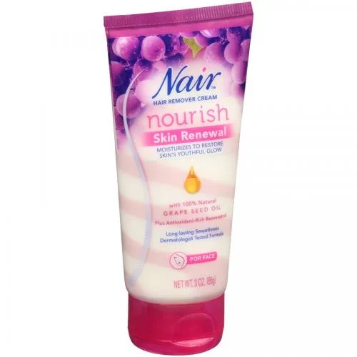 Nourish Skin Renewal Hair Remover Cream for Face (2018 formulation)