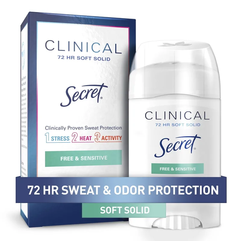 Clinical Soft Solid Antiperspirant and Deodorant, Unscented Sensitive