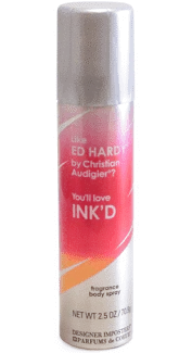 Ink'd Fragrance Deodorant Body Spray (2019 formulation)