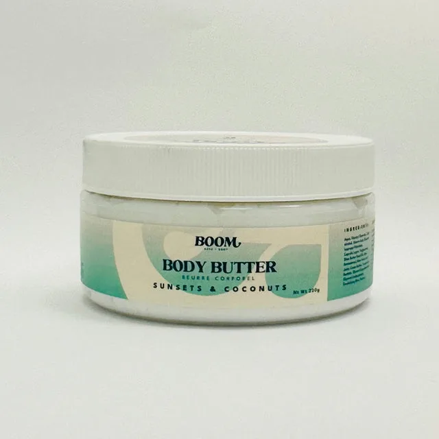 Boom Bath and Body Body Butter, Sunsets & Coconuts