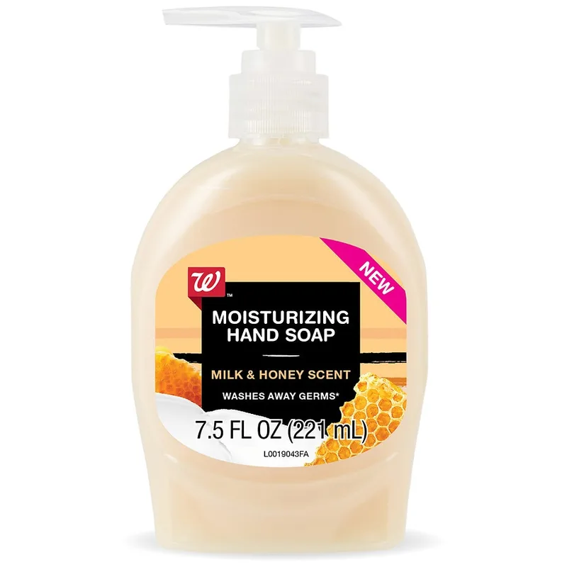 Walgreen Liquid Hand Soap, Milk & Honey