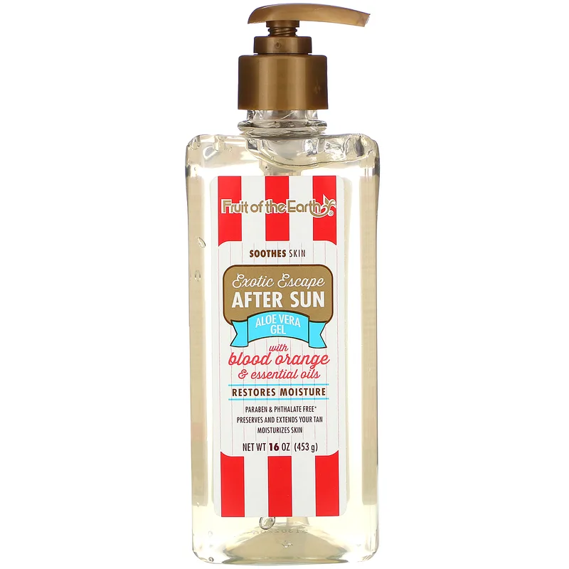 Exotic Escape After Sun Aloe Vera Gel, Blood Orange (2019 formulation)