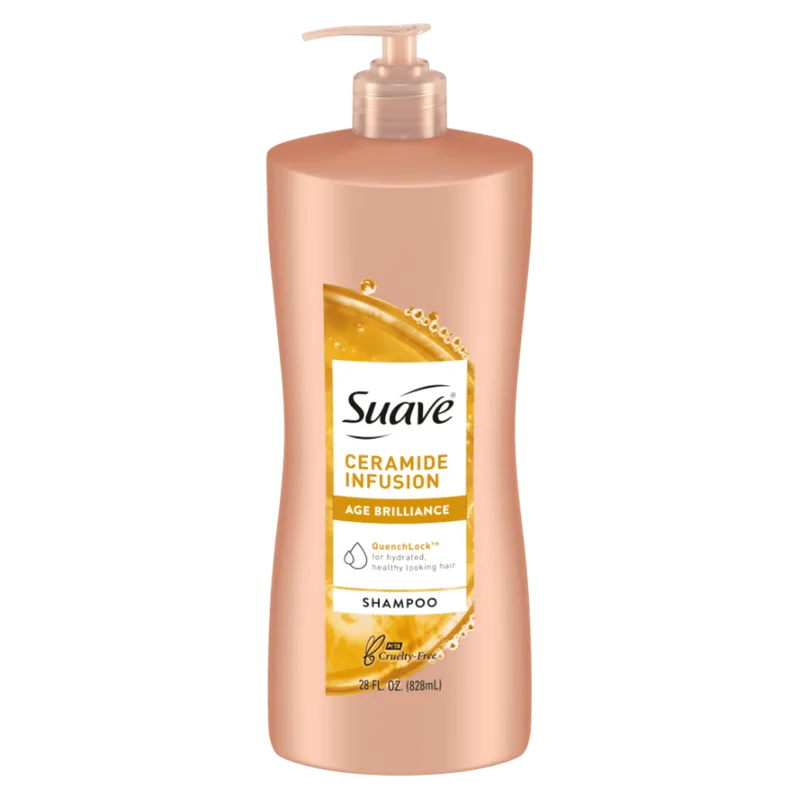 Ceramide Infusion Age Brilliance Shampoo with Pump, Strengthening