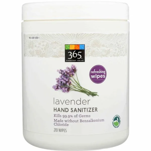 Hand Sanitizer Wipes, Lavender