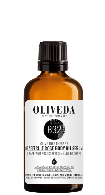 Tree People OLIVEDA B32 Grapefruit Rose Body Oil Serum
