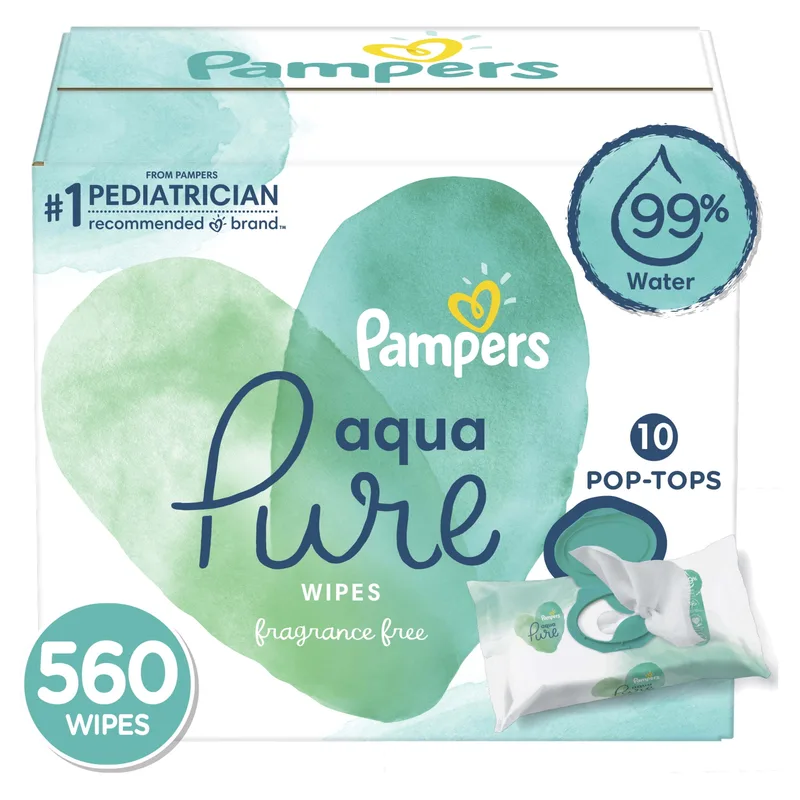 Aqua Pure Natural Sensitive Baby Wipes