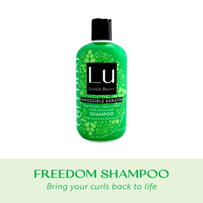 FREEDOM Shampoo for Bouncy Defined Curls & Waves, Volume Enhancer