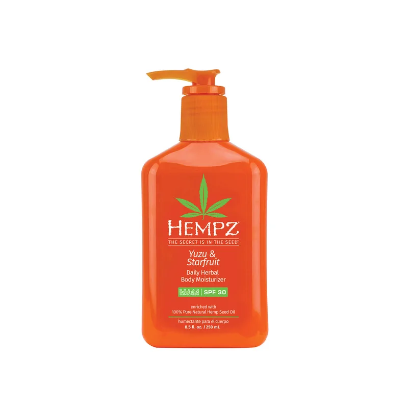 Daily Herbal Body Moisturizer, Yuzu & Starfruit, SPF 30