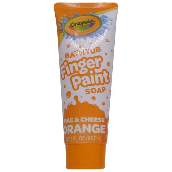 Bathtub Finger Paint Soap, Mac & Cheese Orange (2020 formulation)