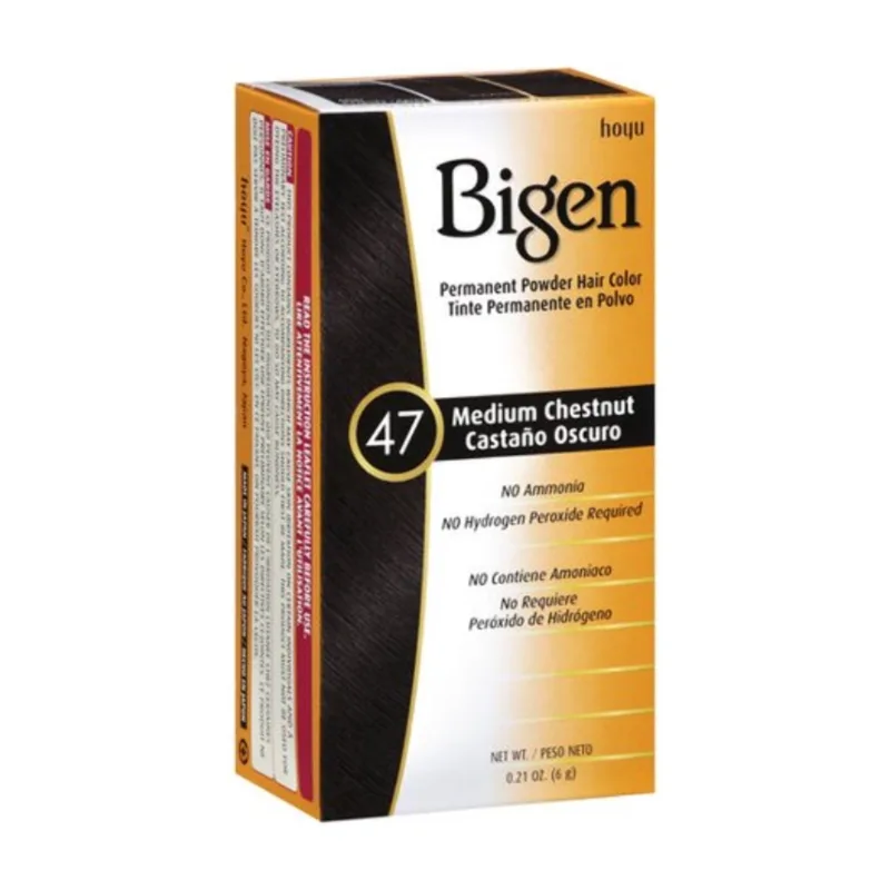 Permanent Powder Hair Color, Medium Chestnut 47