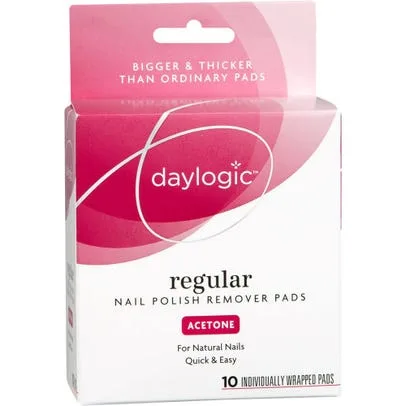 Regular Nail Polish Remover Pads, Acetone