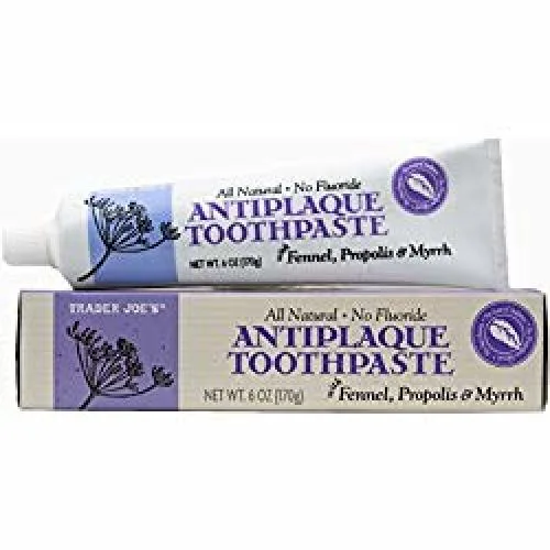 Antiplaque Toothpaste, Fennel, Propolis & Myrrh (2020 formulation)