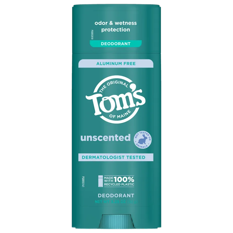 Unscented Natural Deodorant for Men and Women, Aluminum Free