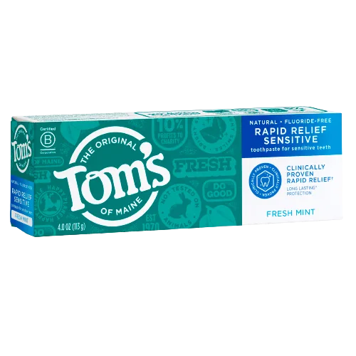 Rapid Relief Sensitive Toothpaste Fresh Mint (2020 formulation)