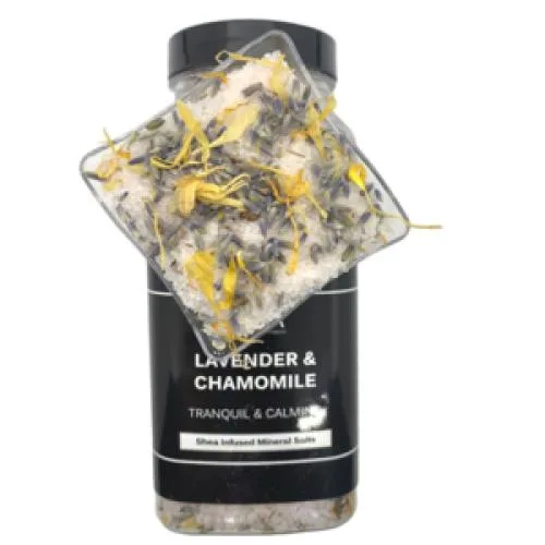 Shea Infused Mineral Salts, Lavender & Chamomile (2020 formulation)