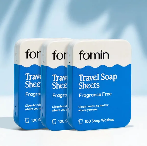 Travel Soap Sheets, Unscented