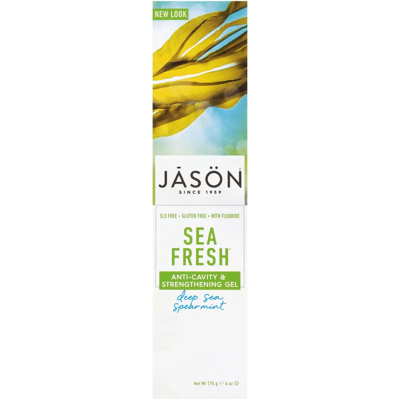 Sea Fresh Anti-Cavity & Strengthening Gel, Deep Sea Spearmint (2018 formulation)
