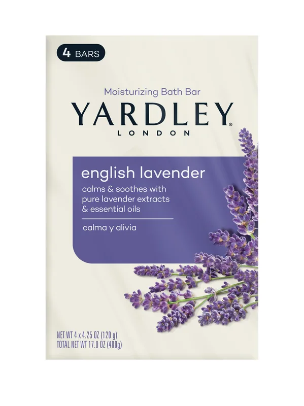 Yardley London Moisturizing Bath Bar, English Lavender