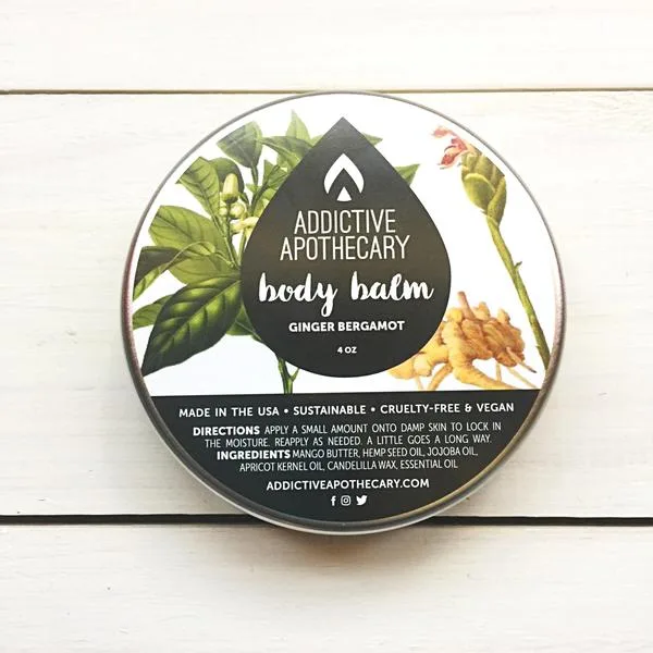 Body Balm, Ginger Bergamot