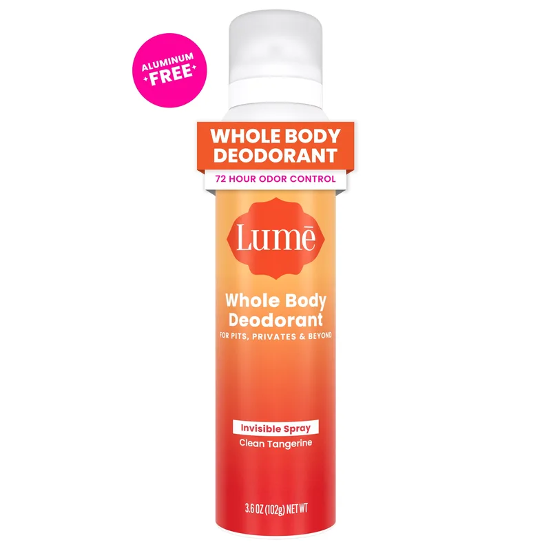 Whole Body Deodorant for Women, Spray Deodorant, Aluminum Free, Clean Tangerine