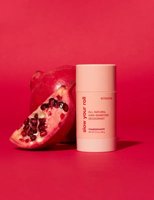 Slow your Roll All Natural Deodorant, Pomegranate (2020 formulation)