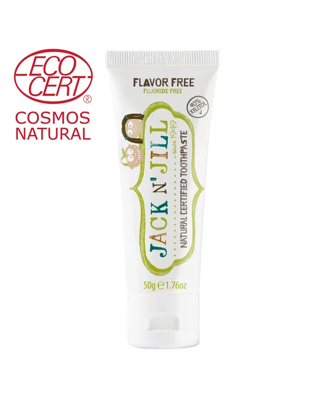 Natural Certified Toothpaste, Flavor Free