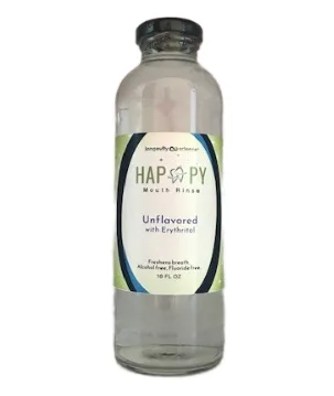 HAPPY Mouth Rinse, Unflavored, Clear