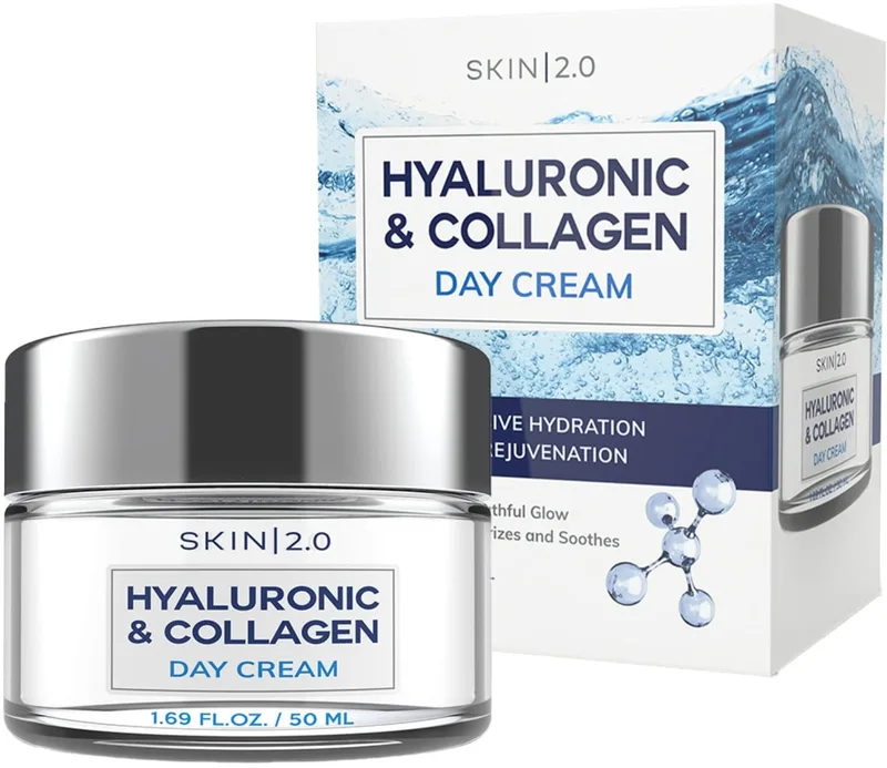 2.0 Hyaluronic Acid and Collagen Daily Face Moisturizer