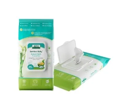 Bamboo Baby Instant Bath Towelettes