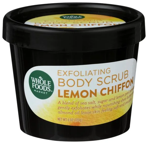 Exfoliating Body Scrub, Lemon Chiffon (2020 formulation)