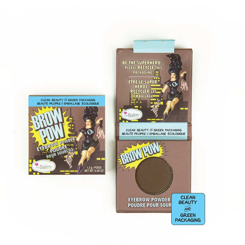 Brow Pow Eyebrow Powder, Dark Brown