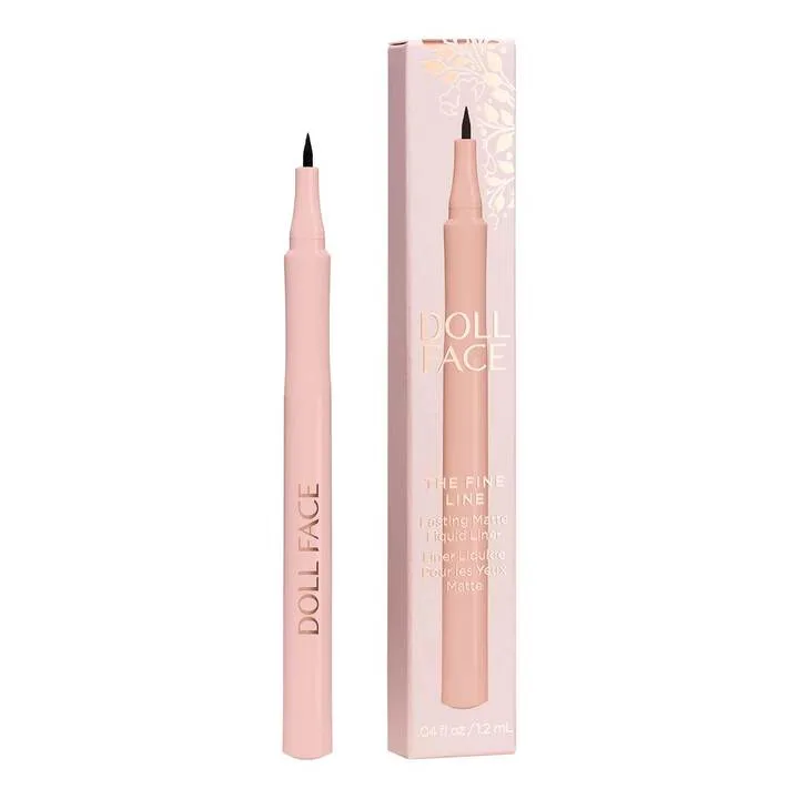 the Fine Line Lasting Matte Liquid Liner, Black / Noir Tfl 01 (2020 formulation)