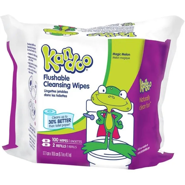Kids Flushable Wipes, Magic Melon